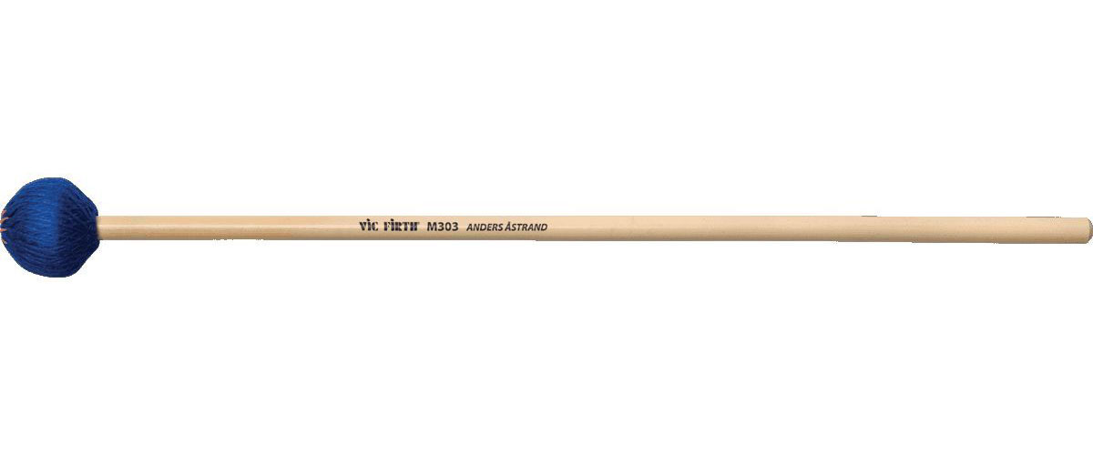 VIC FIRTH ANDERS STRAND, BLUE - MEDIUM HARD