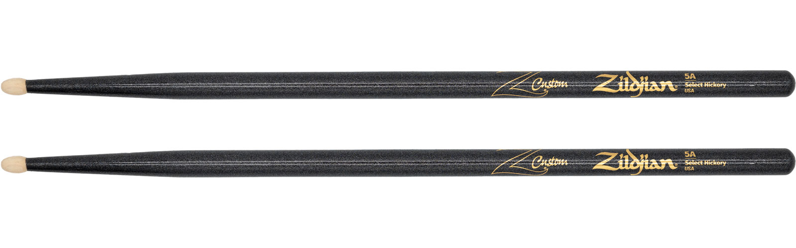 ZILDJIAN ACCESSORIES DRUMSTICKS Z-CUSTOM 5A BLACK CHROMA