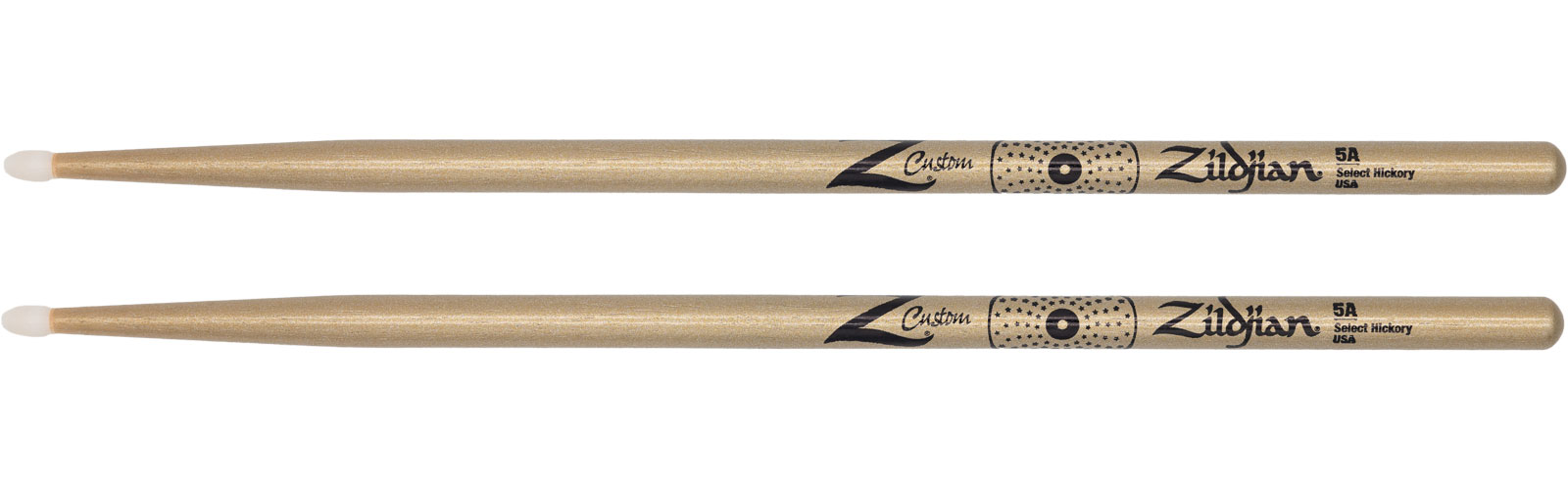 ZILDJIAN Baguettes Z-Custom 5A Gold Chroma Nylon