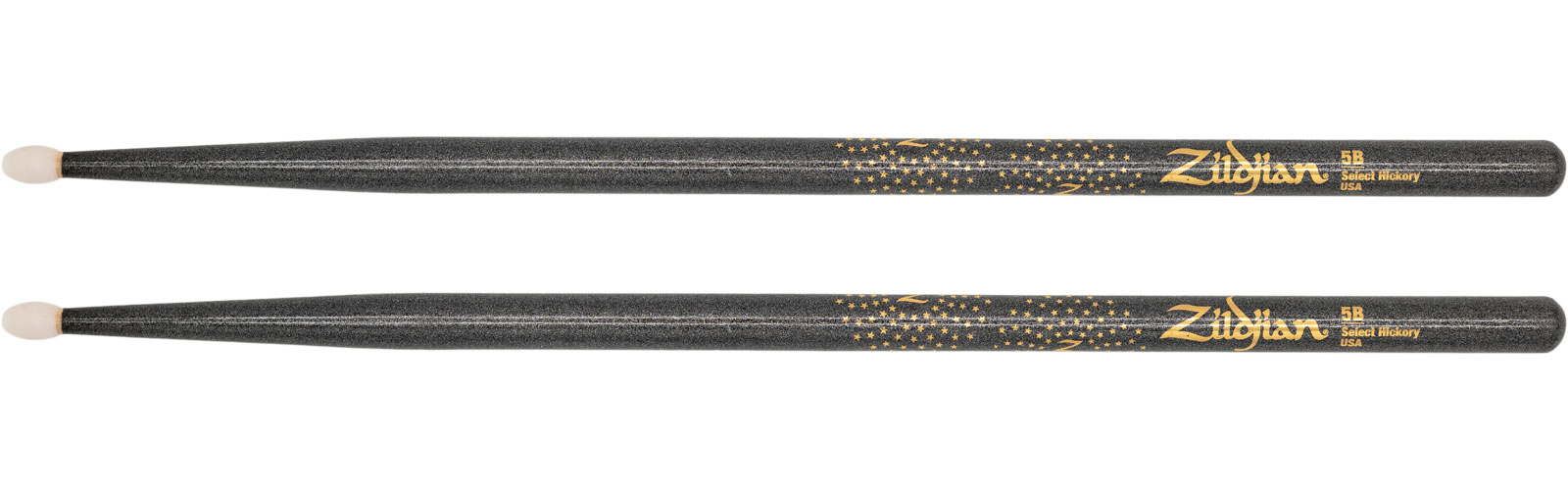 ZILDJIAN DRUMSTICKS Z-CUSTOM 5B BLACK CHROMA NYLON