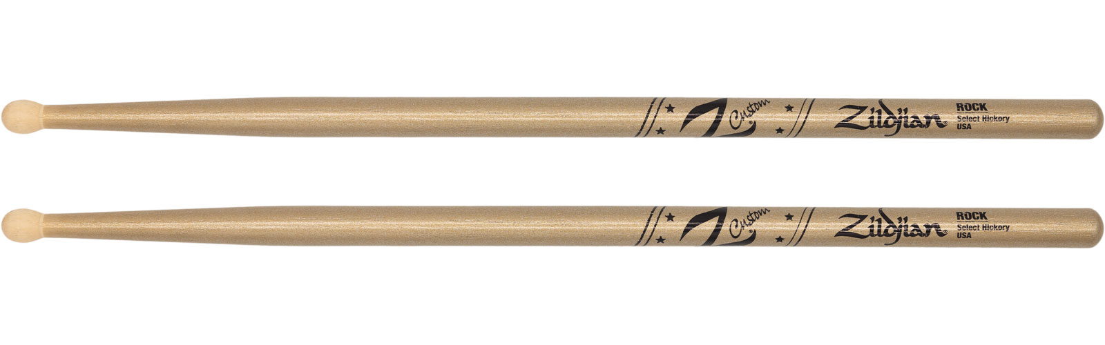 ZILDJIAN DRUMSTICKS Z-CUSTOM ROCK GOLD CHROMA