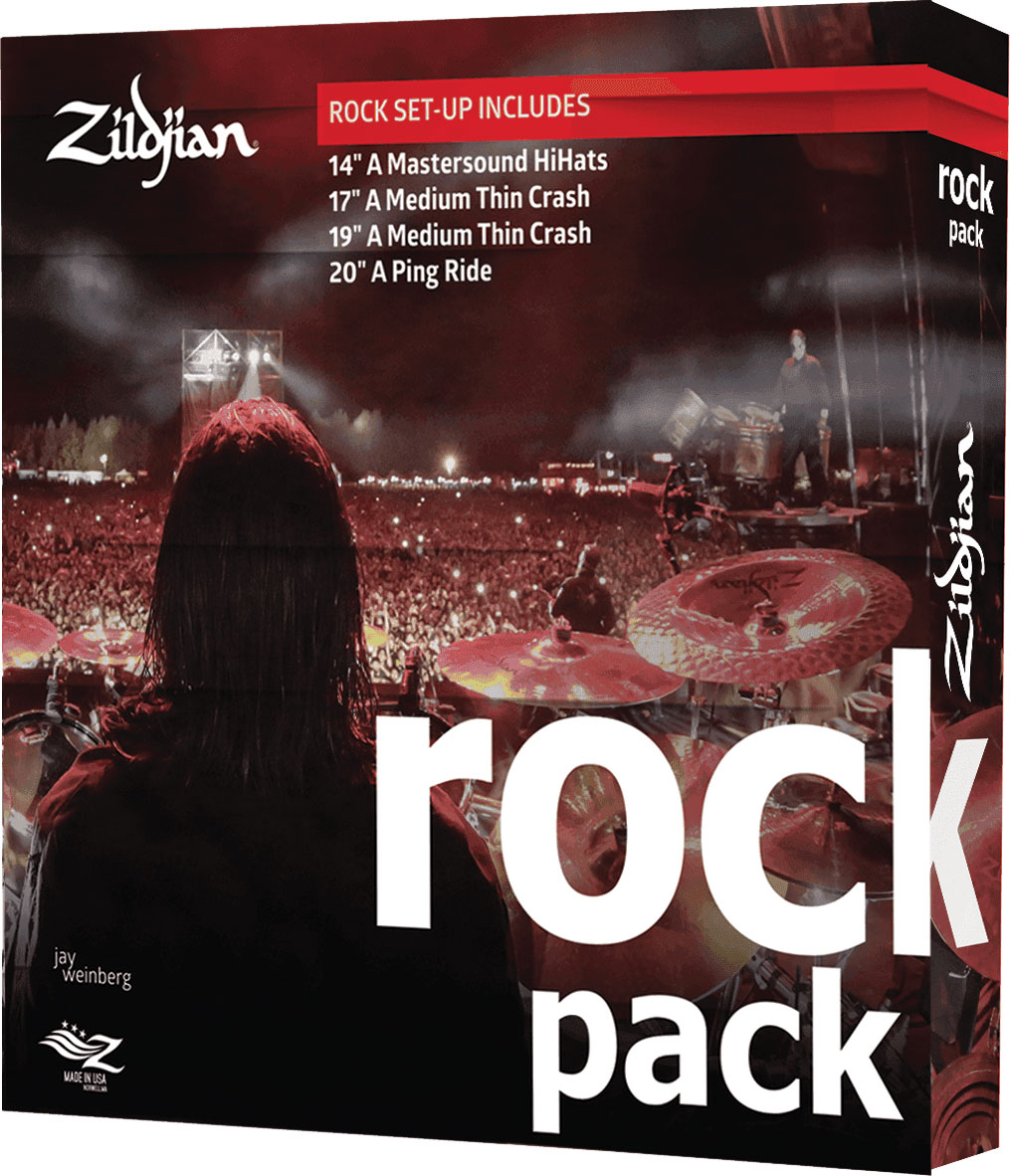 ZILDJIAN A0801R - SET PRATOS ROCK SERIE A