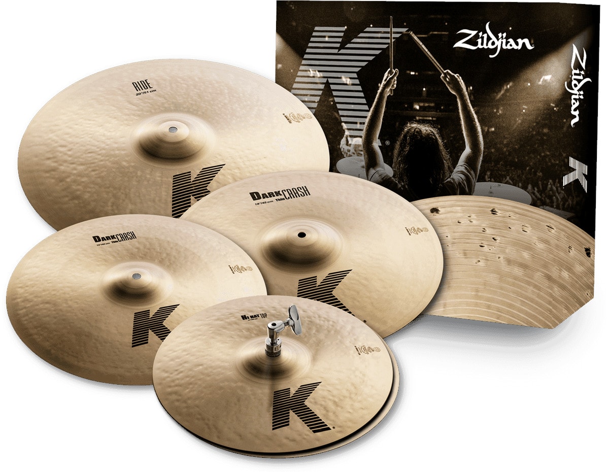 ZILDJIAN K0800 - K-SERIES PACK SET 14/16/20 + 18 CRASH