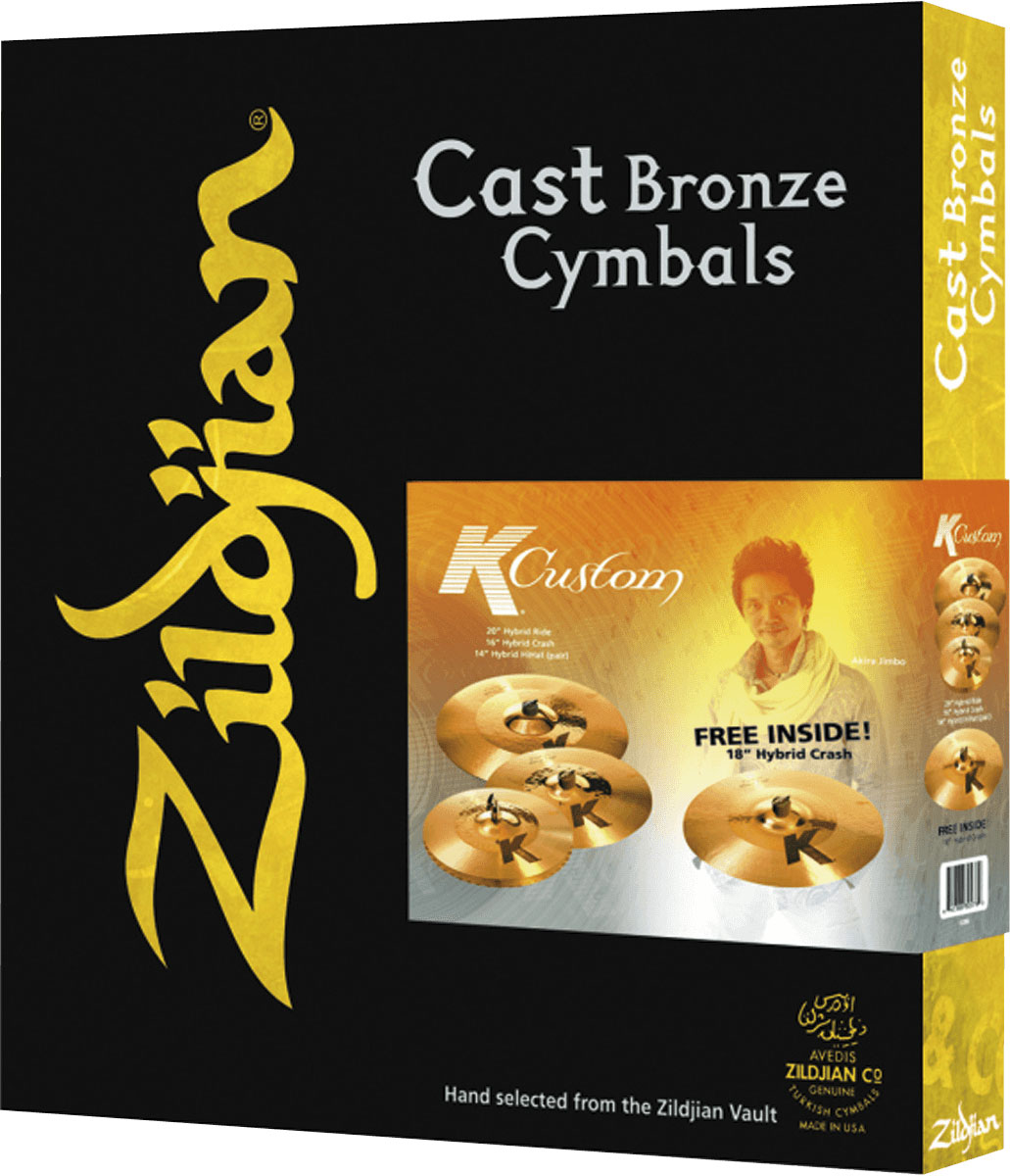 ZILDJIAN Pack K-Custom Set Hybrid 14