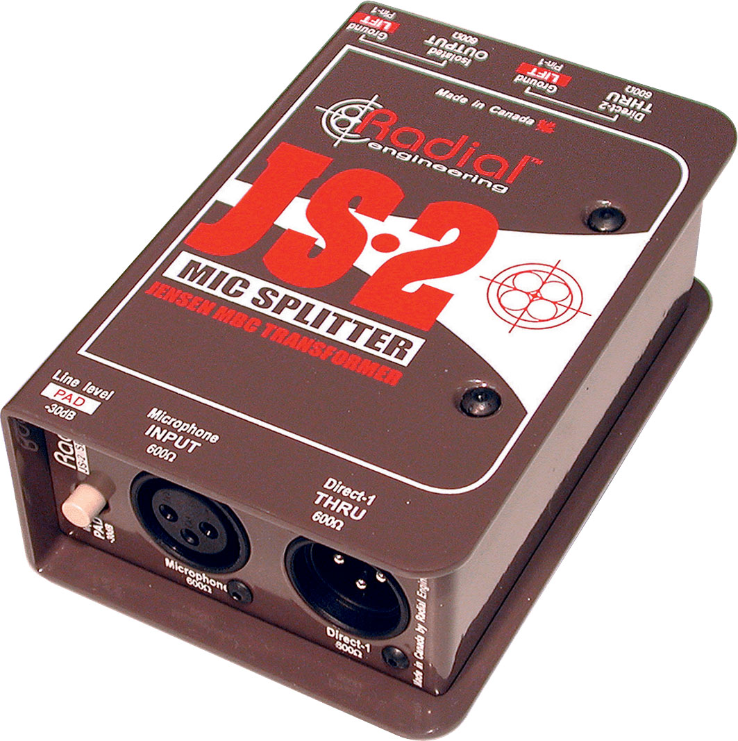 RADIAL JS2 Splitter 1 In / 2 Out
