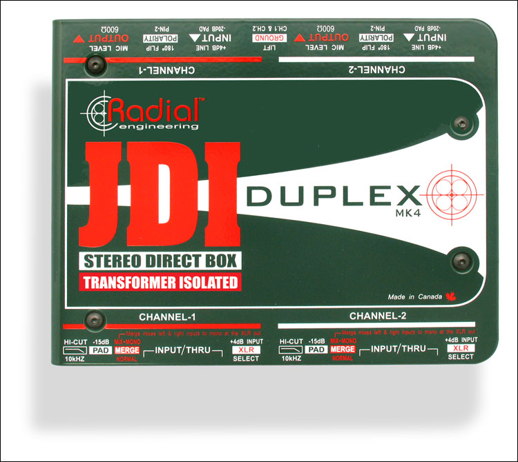 RADIAL JDI DUPLEX DI PASSIVE
