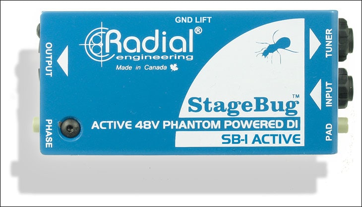 RADIAL STAGEBUG-1 ACOUSTIC - DI ACTIVE