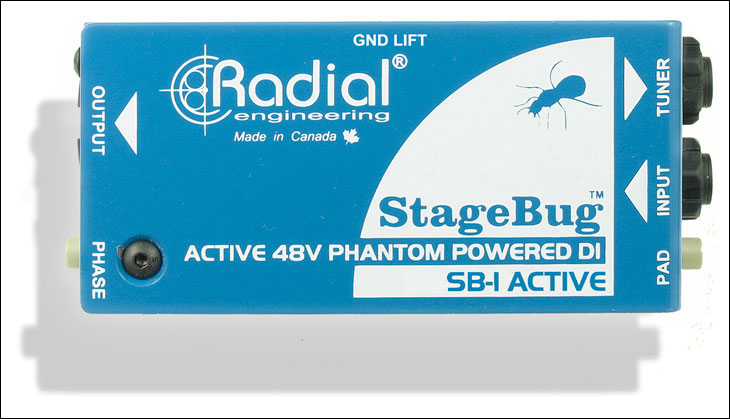 RADIAL STAGEBUG-1 ACOUSTIC - DI ACTIVE