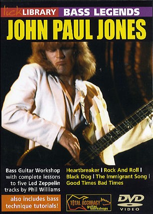 DVD LICK LIBRARY BASS LEGENDS JOHN PAUL JONES