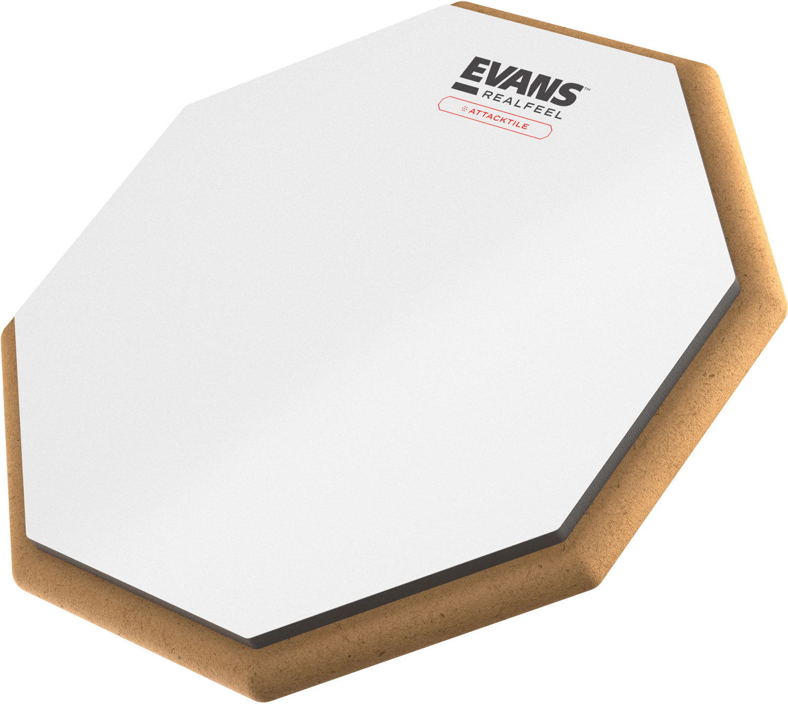 EVANS RealFeel EVANS Attacktile Mountable Drum Pad 10