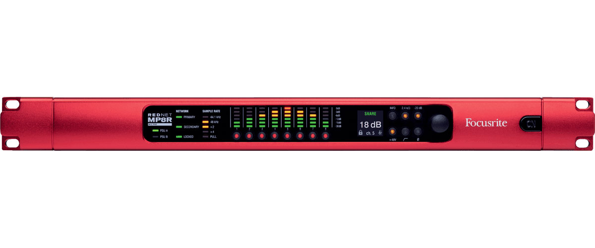 FOCUSRITE Rednet MP8R - B Stock