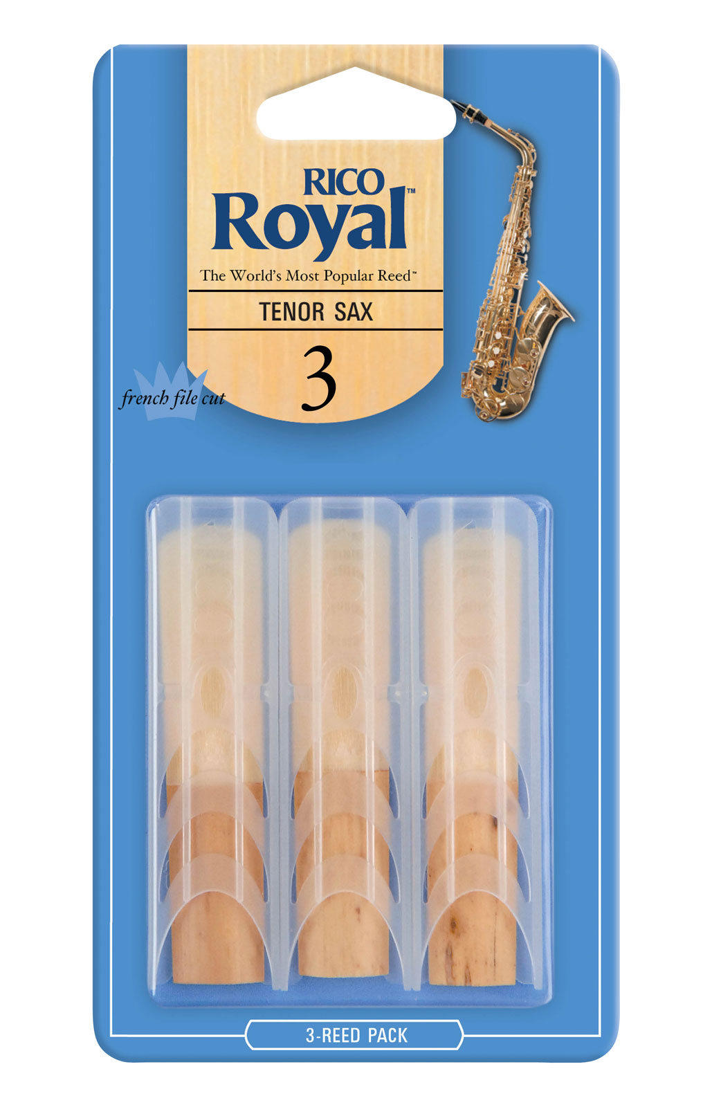 D'ADDARIO - RICO ROYAL TENOR SAXOPHONE REEDS 3