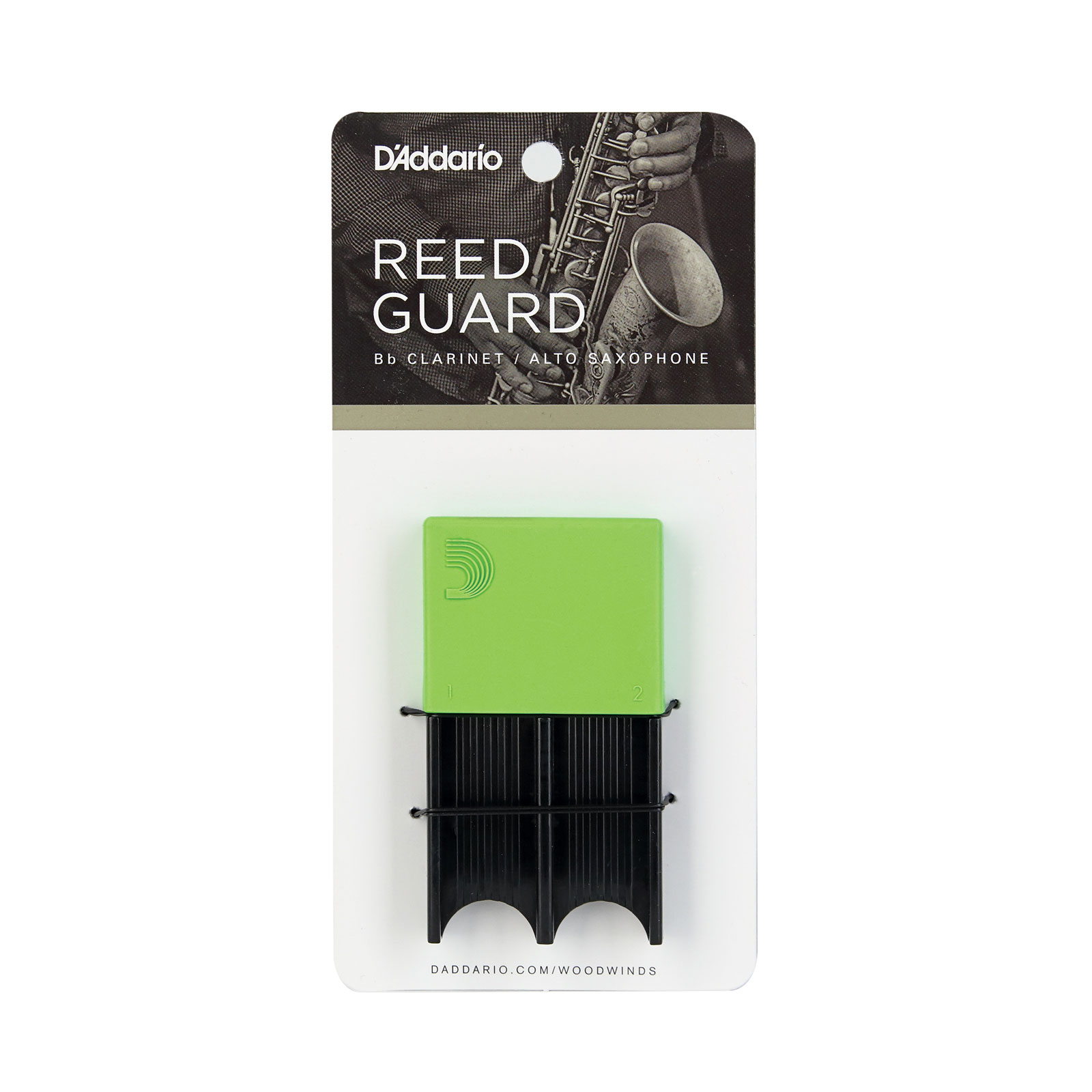 D'ADDARIO - RICO SAX REED GUARD - GREEN