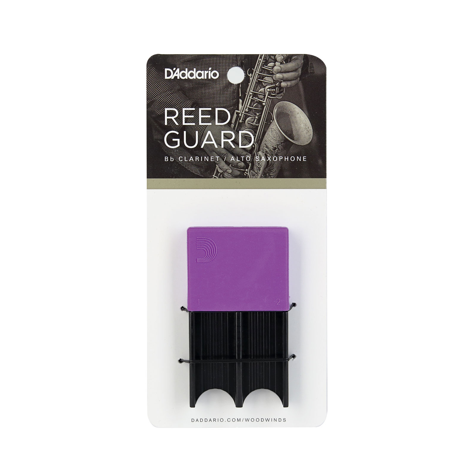 D'ADDARIO - RICO CLARINET REED GUARD - PURPLE