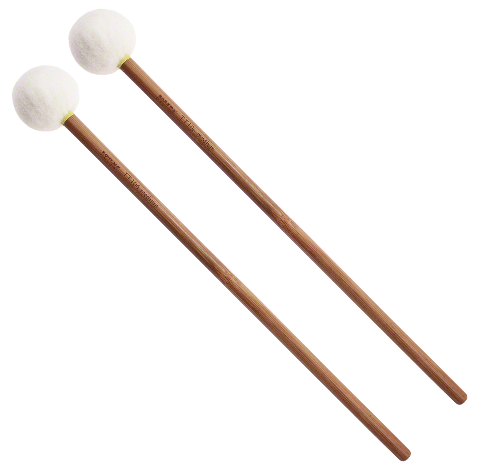 ROHEMA TT106 - BACCHETTE MEDIUM - BAMBOO - PRO SERIES TIMPANI