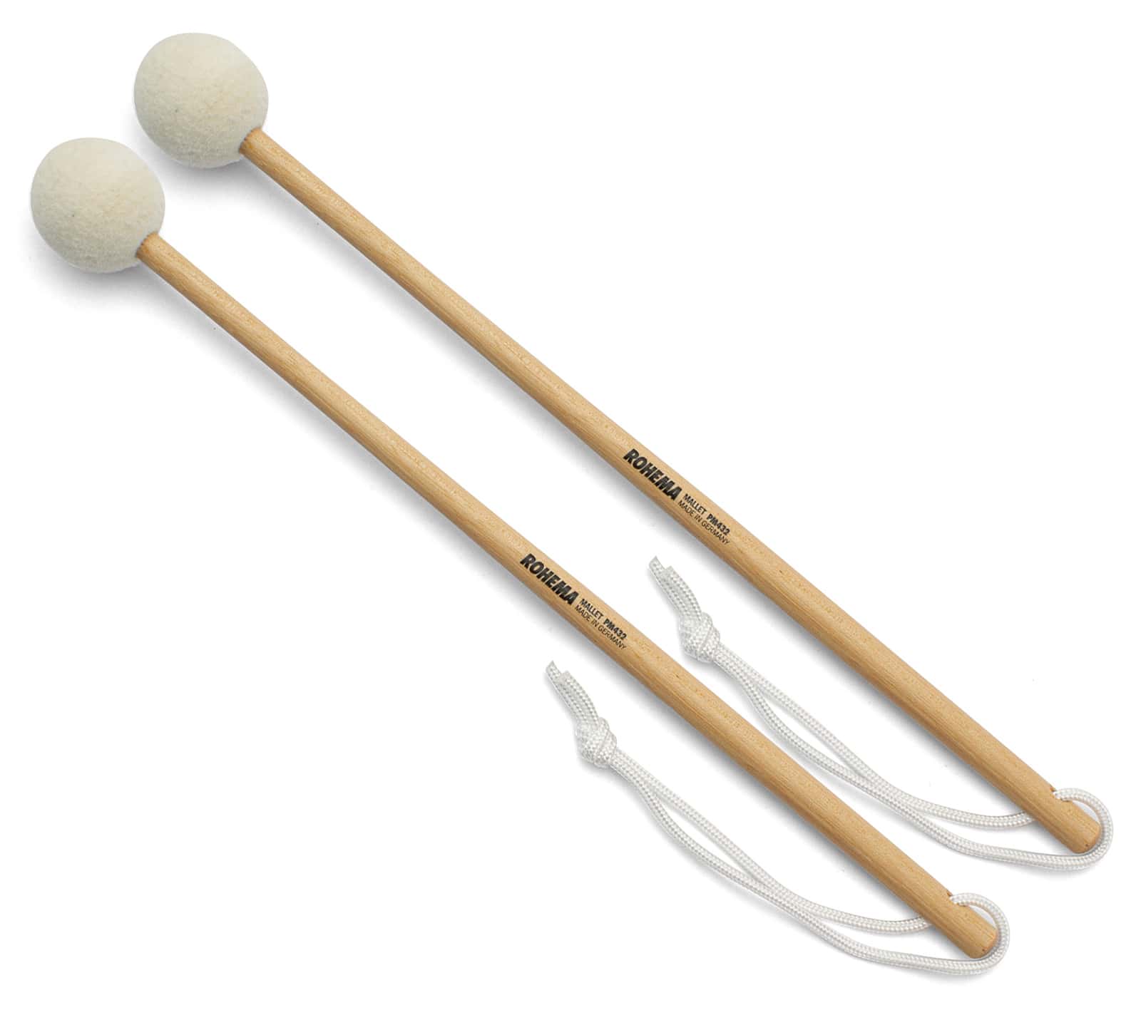 ROHEMA PM432 - BAGUETTES PERCUSSION FEUTRE 40MM