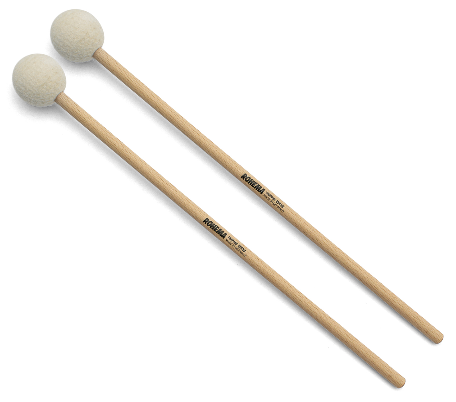 ROHEMA ET433 Baguettes Timbales Timpani Feutre 40MM Hard