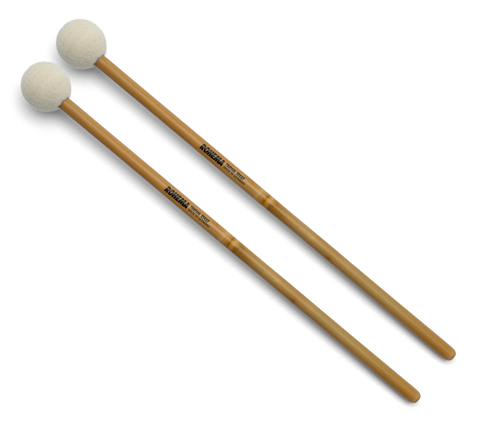 ROHEMA ET437 - TIMPANI MALLETS 35MM FELT - HARD