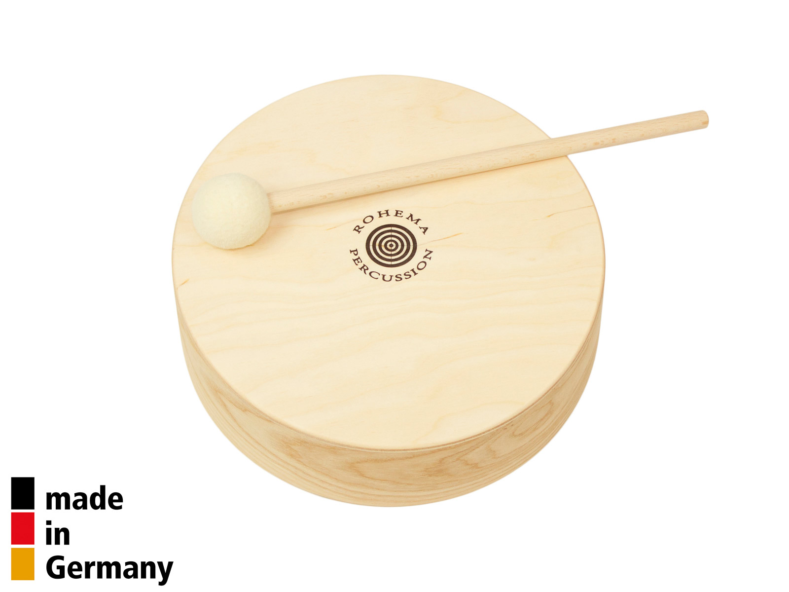 ROHEMA 18CM WOODEN TOM + 1 BEATER - 3+