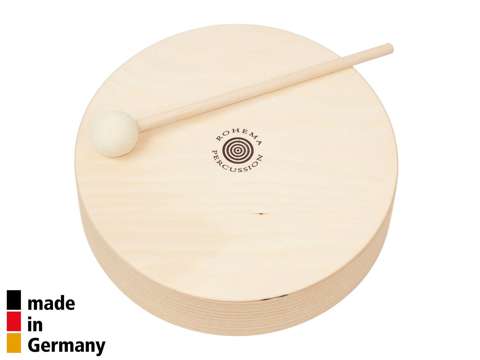 ROHEMA 22CM WOODEN TOM + 1 BEATER - 3+