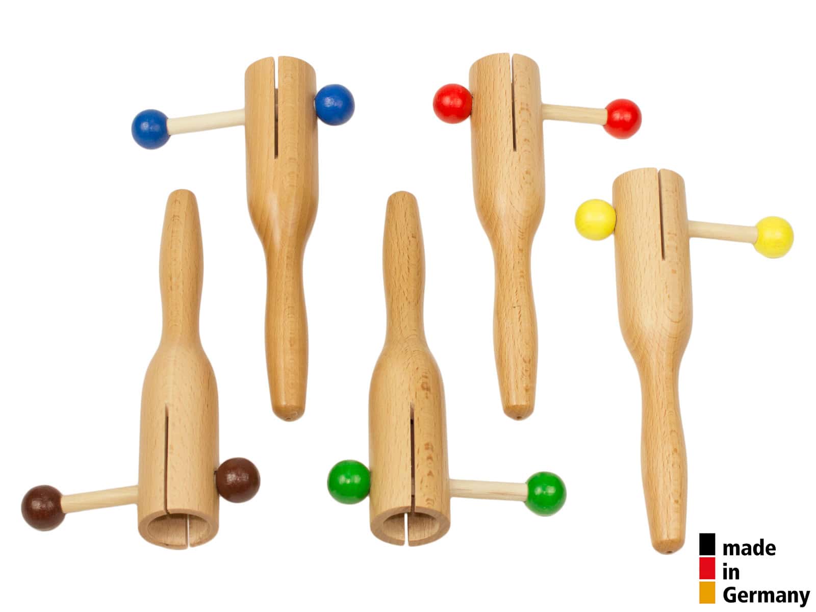 ROHEMA SET DE 5 PETITS RAKATAKS - DIFFRENTES TONALITS - 3+