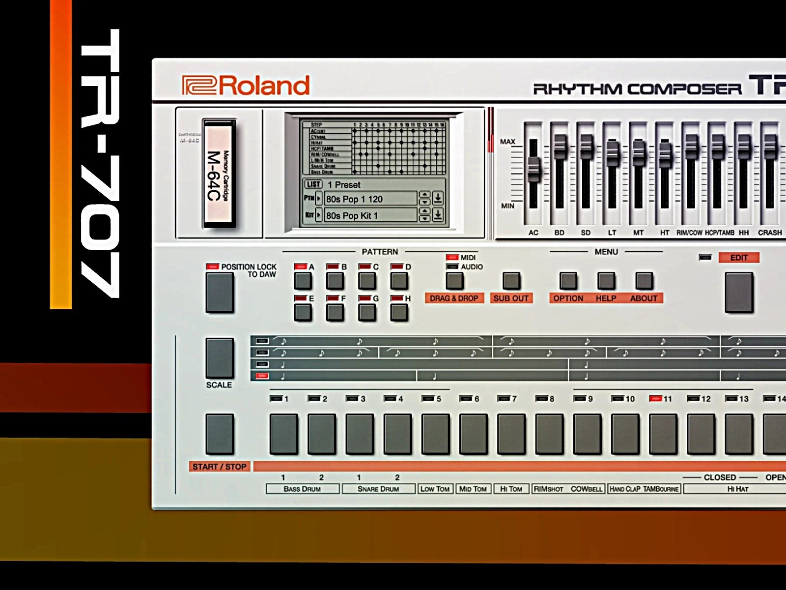 ROLAND TR-707