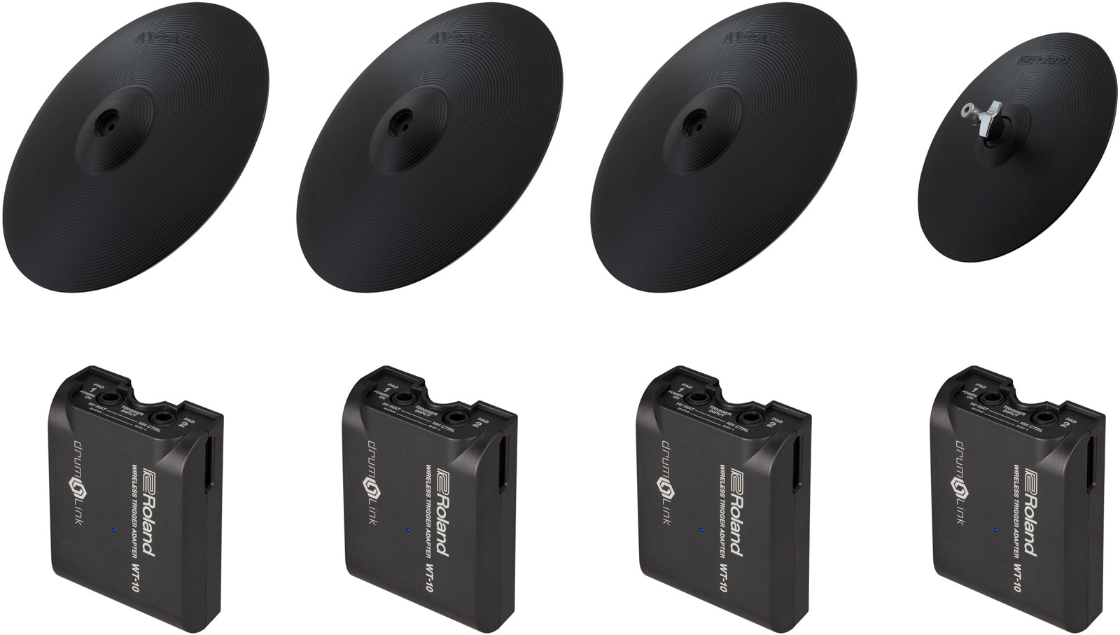 ROLAND 4CY-4WT-01 - Cymbal Pack with WT-10