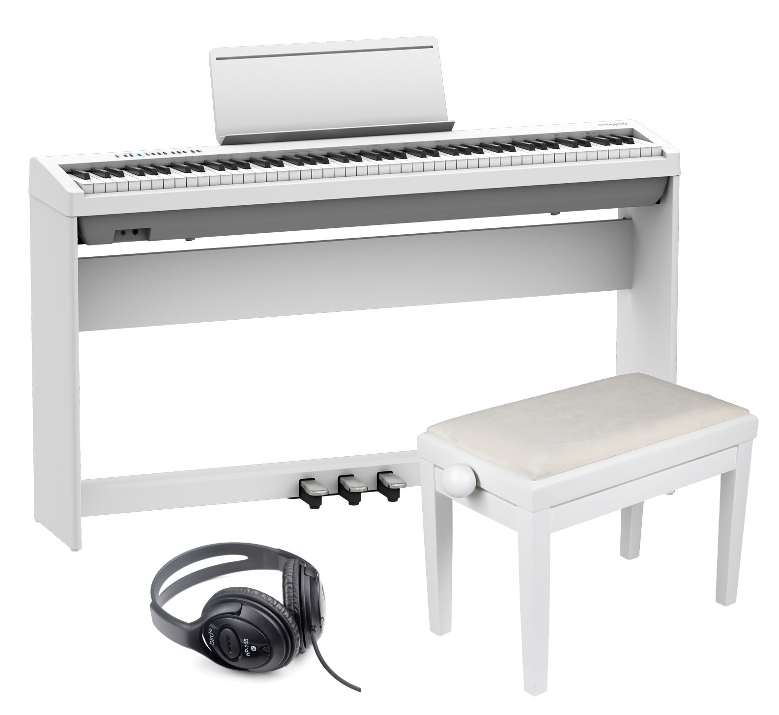 Pack avec Piano Numérique Roland FP 30, Support, Tabouret & Casque