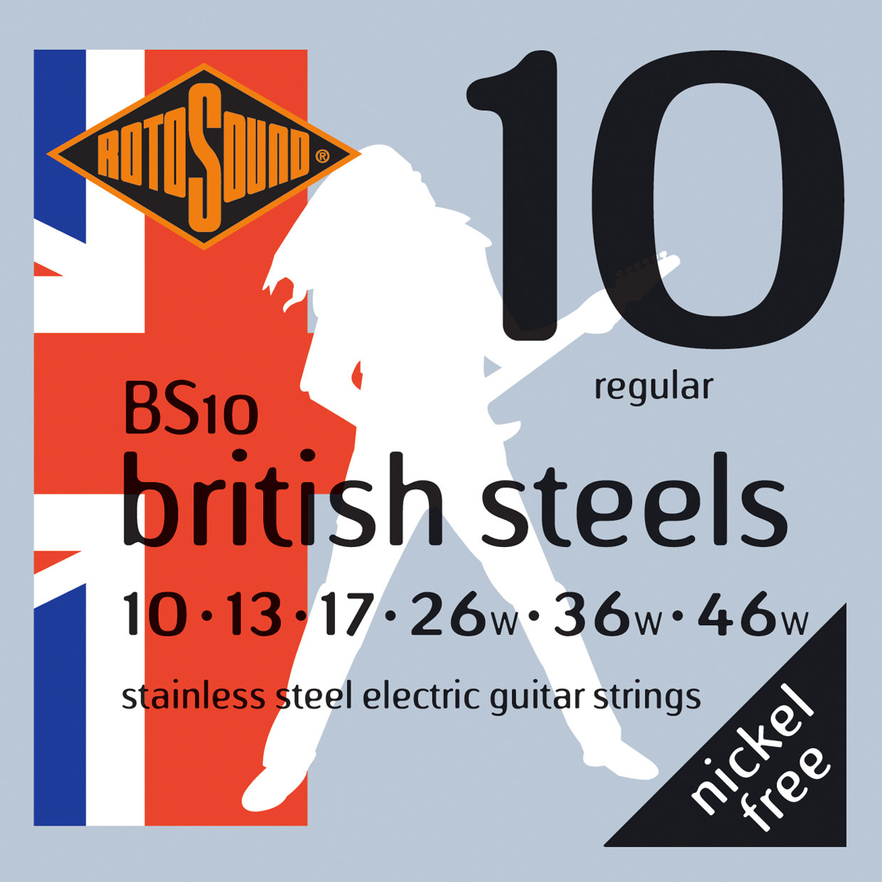 ROTOSOUND British BS10 Stainless Steel 1046