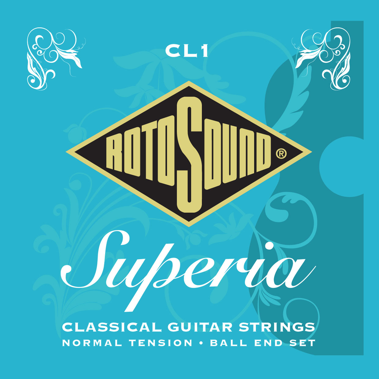 Rotosound Superia Cordes Classique à Boules, Tension Normale