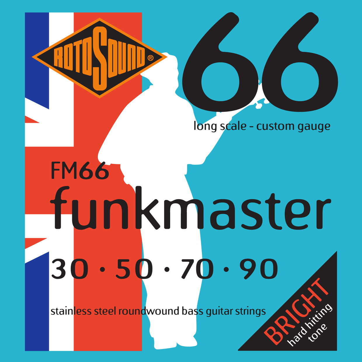 ROTOSOUND SWING BASS 66 FM66 STAINLESS STEEL FUNKMASTER 3090