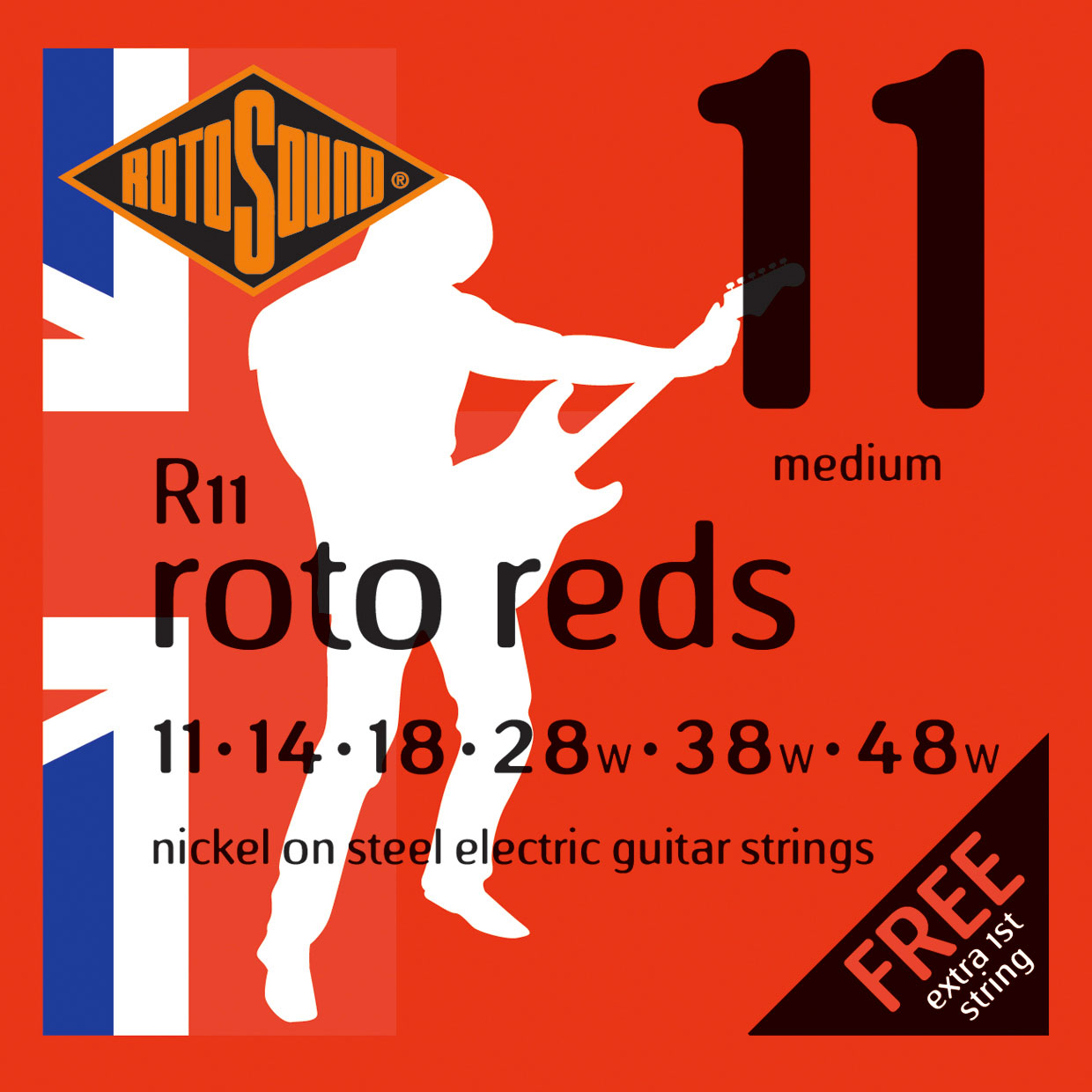 ROTOSOUND ROTO R11 NICKEL MEDIUM 1148