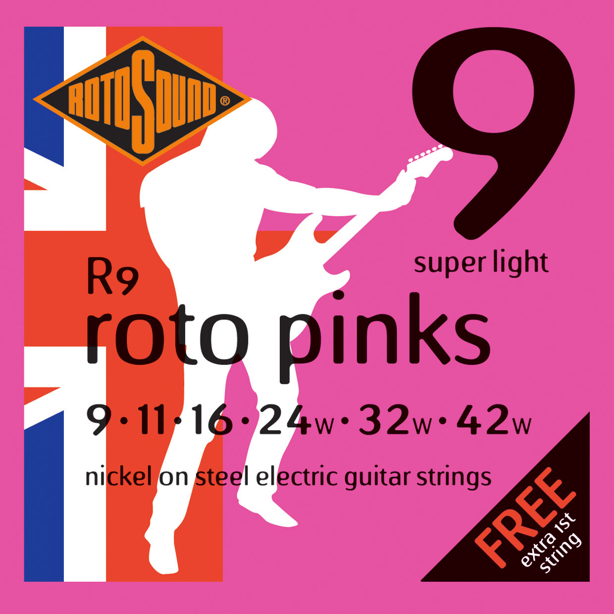 ROTOSOUND Roto R9 Nickel Super Light 942