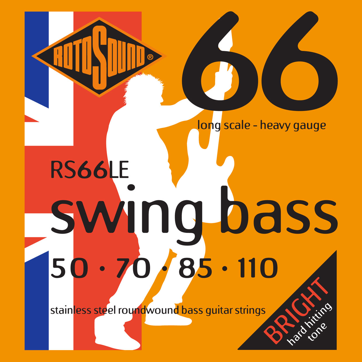 ROTOSOUND Swing Bass 66 RS66le Stainless Steel 50110