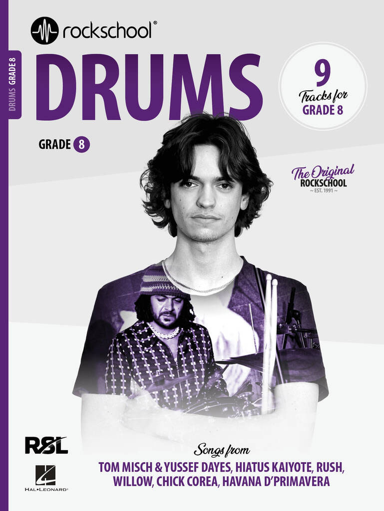 ROCK SCHOOL LIMITED Rockschool Drums - 8 (2024)