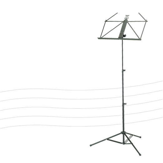 RUKA RUKA MUSIC STAND BLACK 37850 ULTRA LIGHT