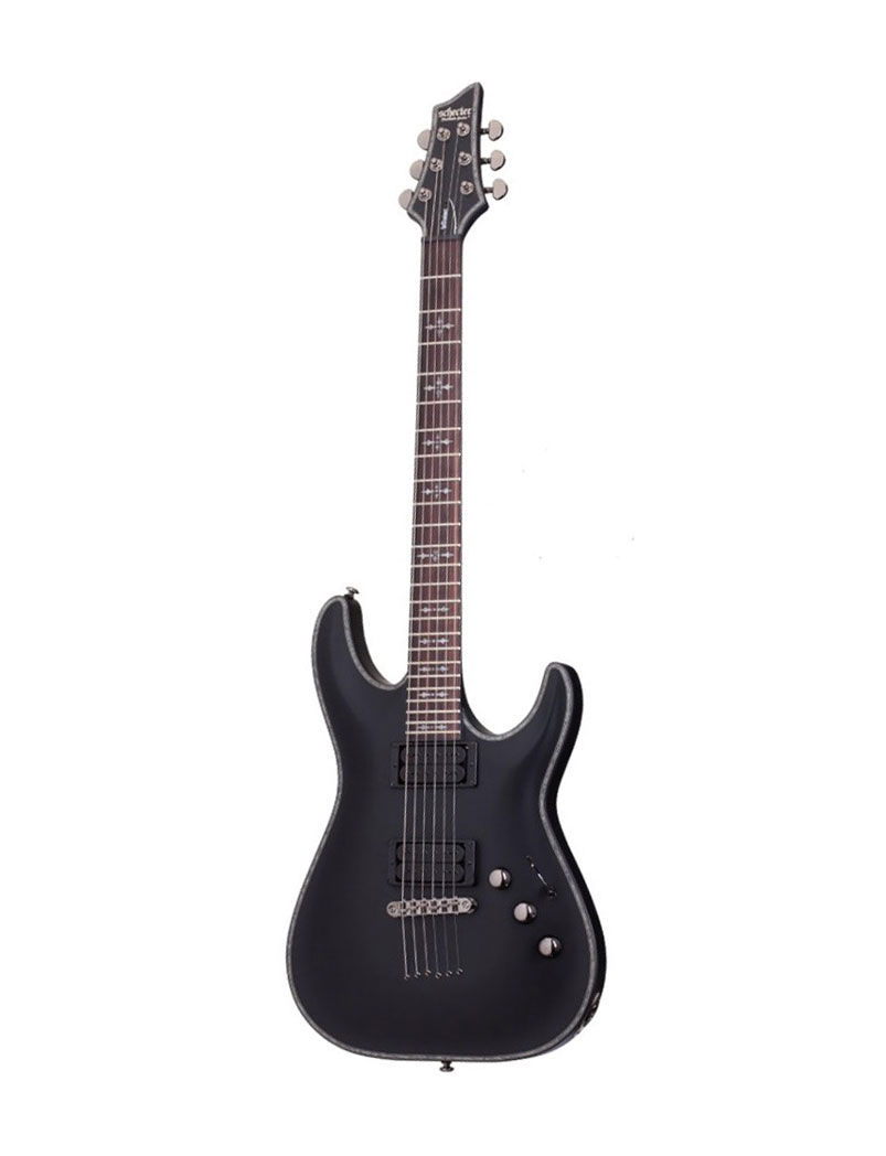 Schecter C-1 Hellraiser Passive Satin Black