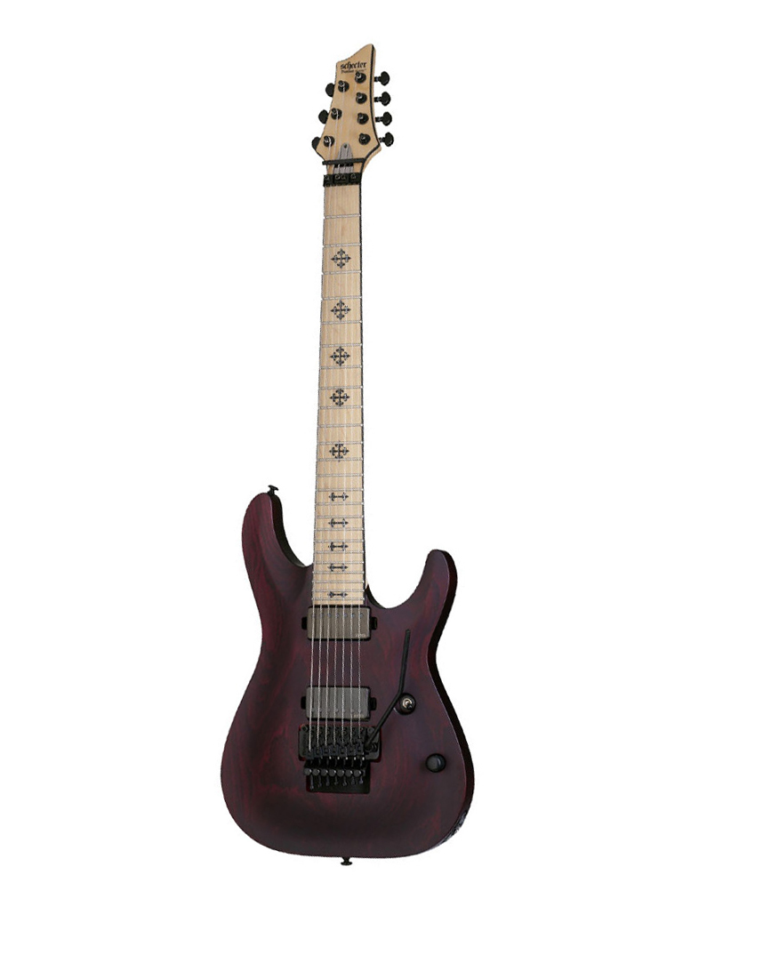 Schecter Jeff Loomis 7 Fr Vampyre Red Satin