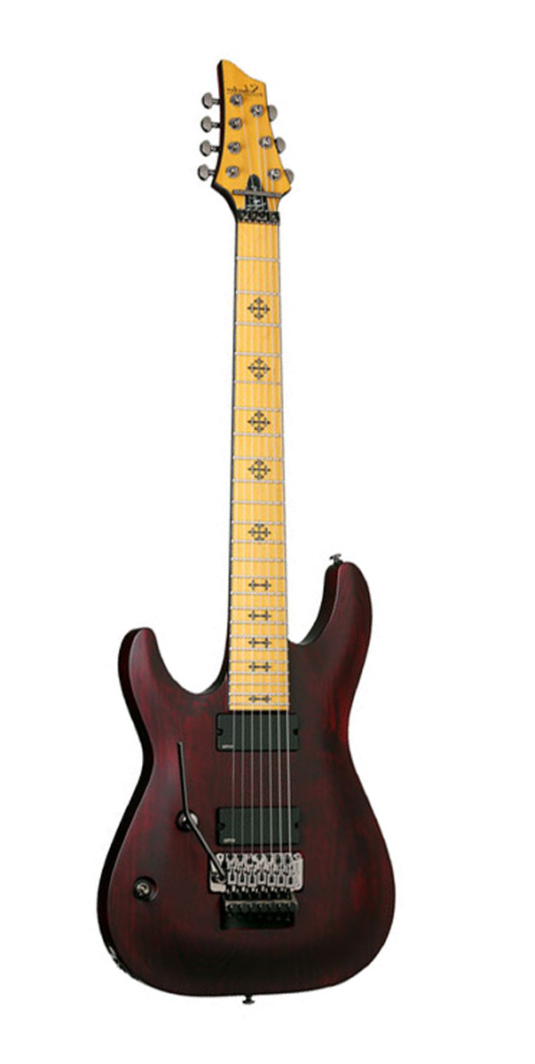 Schecter Jeff Loomis 7, Floyd, Vampyre Red Satin