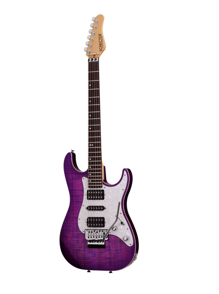 Schecter Sunset Custom Usa Production Series Electric Magenta