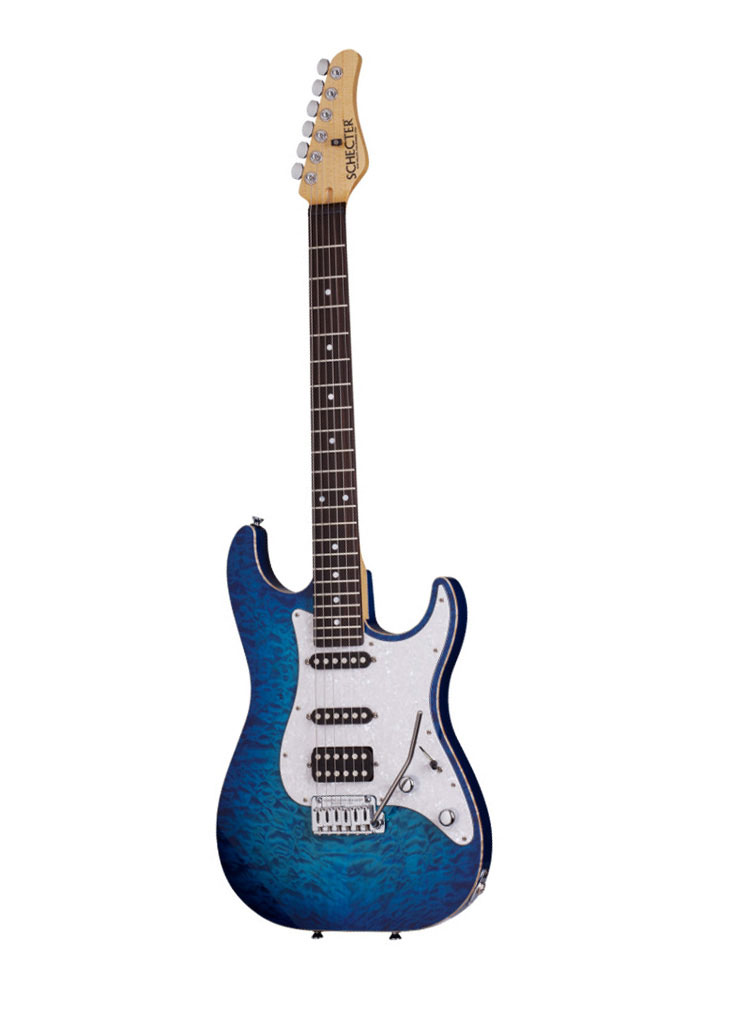 Schecter Sunset Custom Usa Production Series Trans Sky Blue