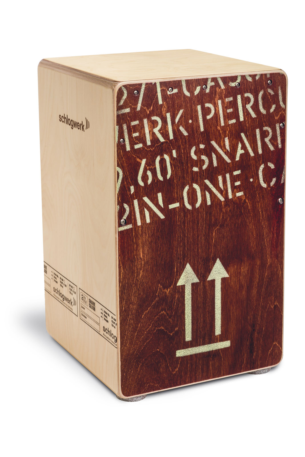 SCHLAGWERK CP404RED - 2 In One Snare Cajon - Large, Red