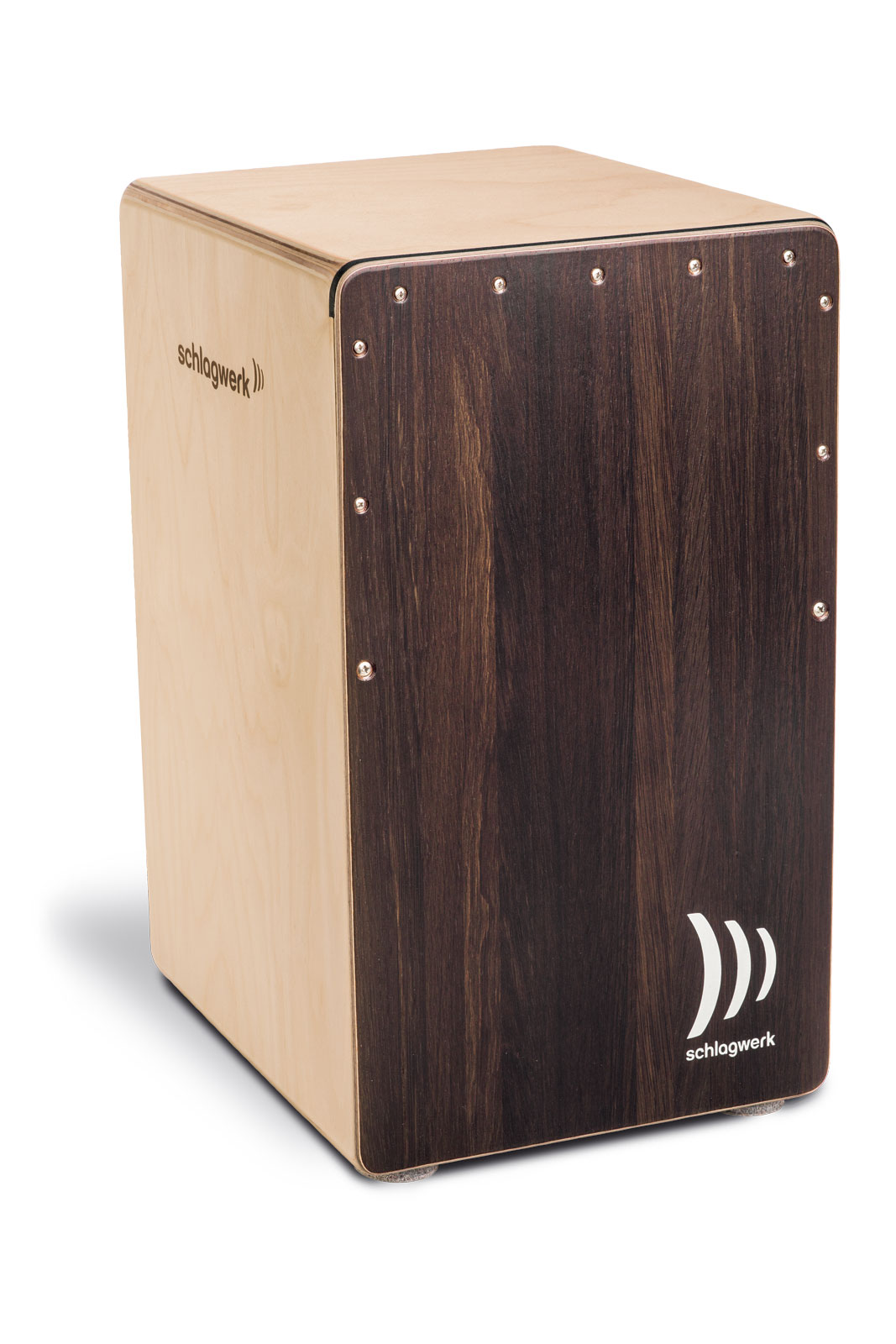 SCHLAGWERK CP408ST 2 In One Snare Cajon Dark Oak, Soft Touch
