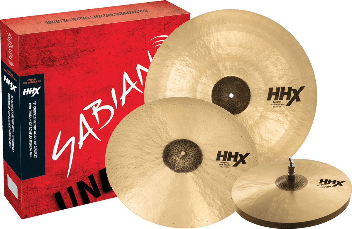 SABIAN HHX SET HARMONIQUE COMPLEX PERFORMANCE SET - 15005XCN