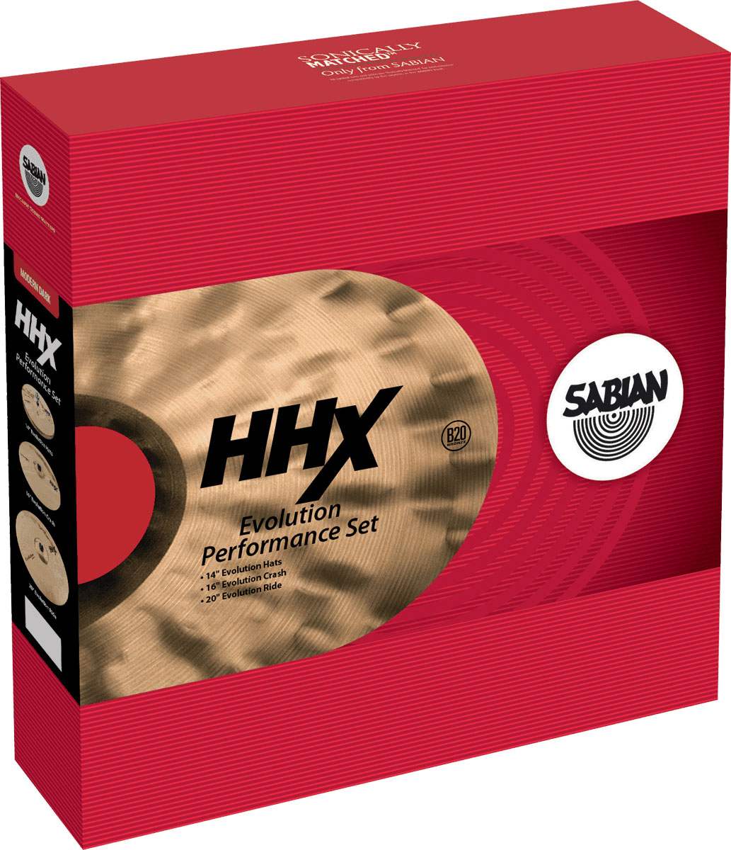 SABIAN HHX EVOLUTION PERFORMANCE + CRASH 18