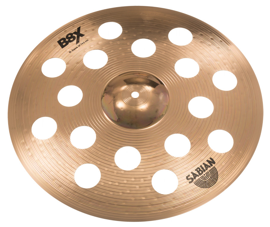 SABIAN 41800X B8X O-ZONE CRASH 18