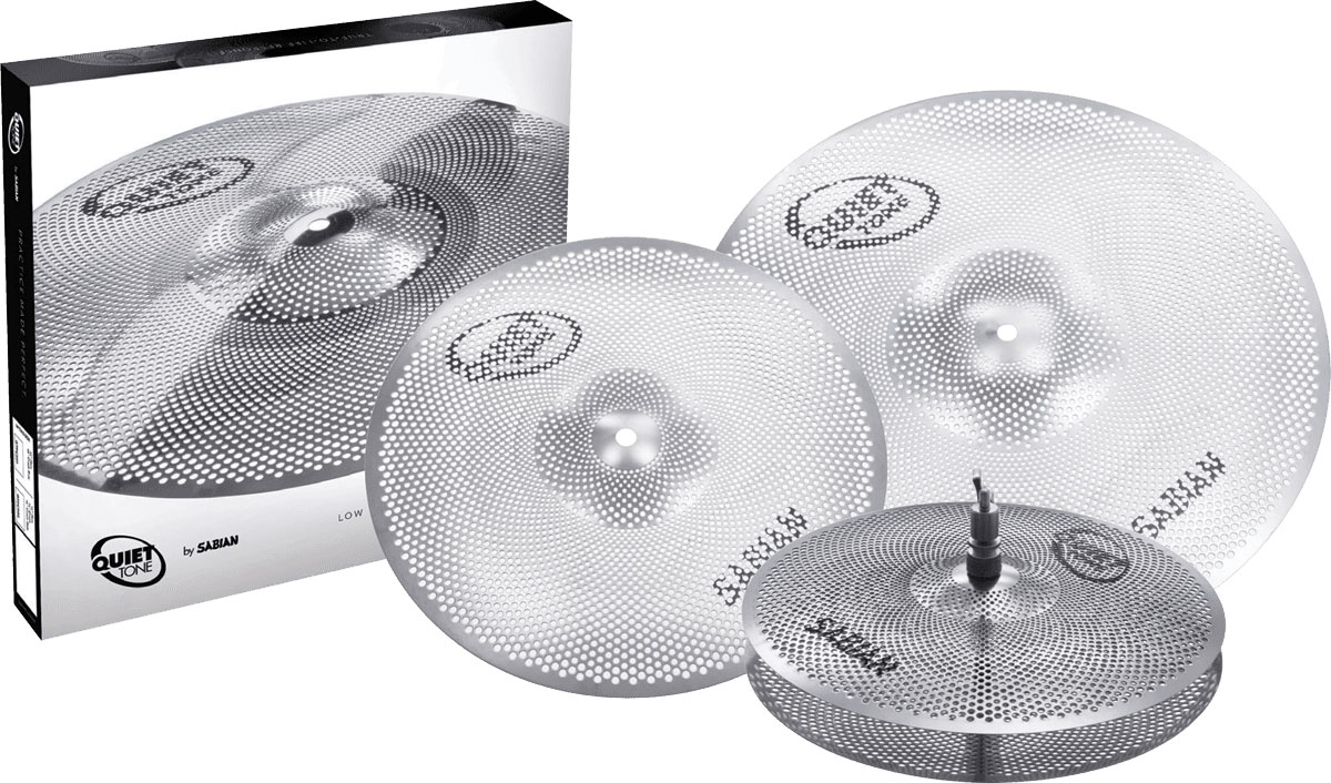 SABIAN QTPC502 - PLATOS QUIET TONE SILENT SET 13 - 14 - 18