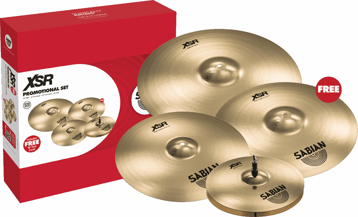 SABIAN XSR5005GB - Pack XSR Harmoninque 14/16/20 + 18