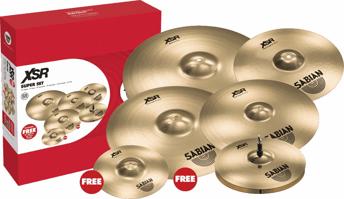 SABIAN SET HARMONIQUE SUPER SET + CRASH 18