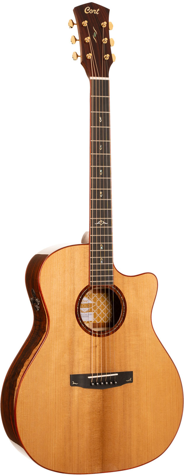 CORT Gold A10 Cocobolo Naturel Brillant